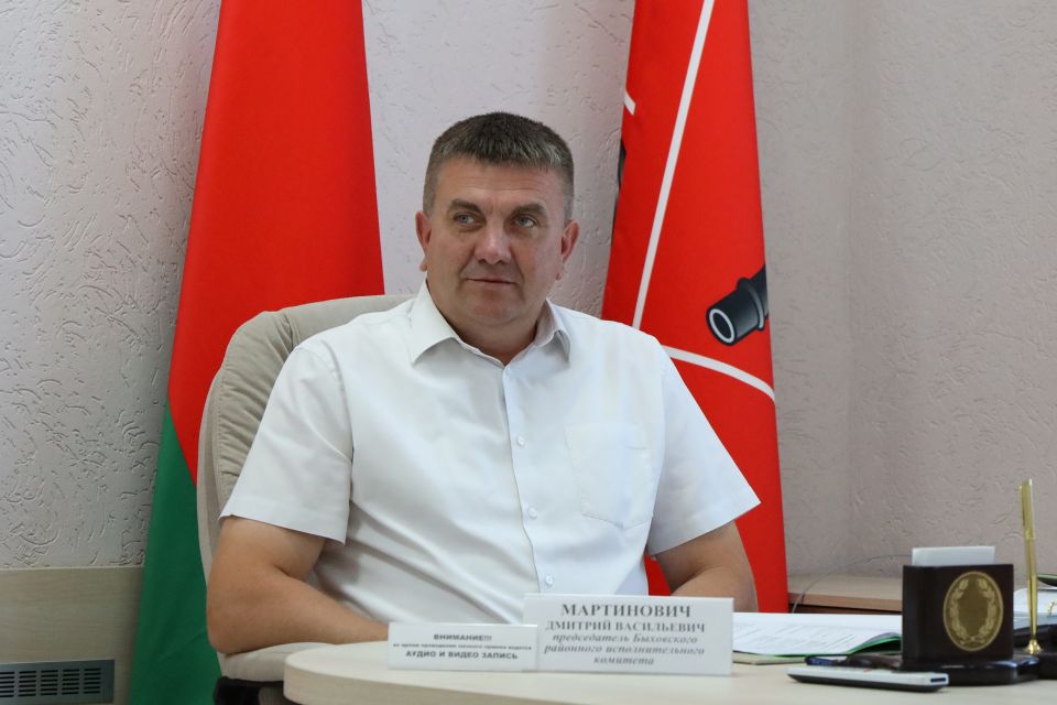 Председатель Быховского райисполкома Дмитрий Мартинович провел прием граждан